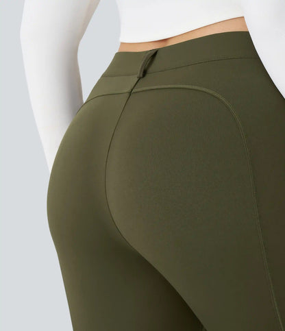 DayStretch High Waisted Zipper Pockets Solid Slim Hiking Plus Size Cargo Pants