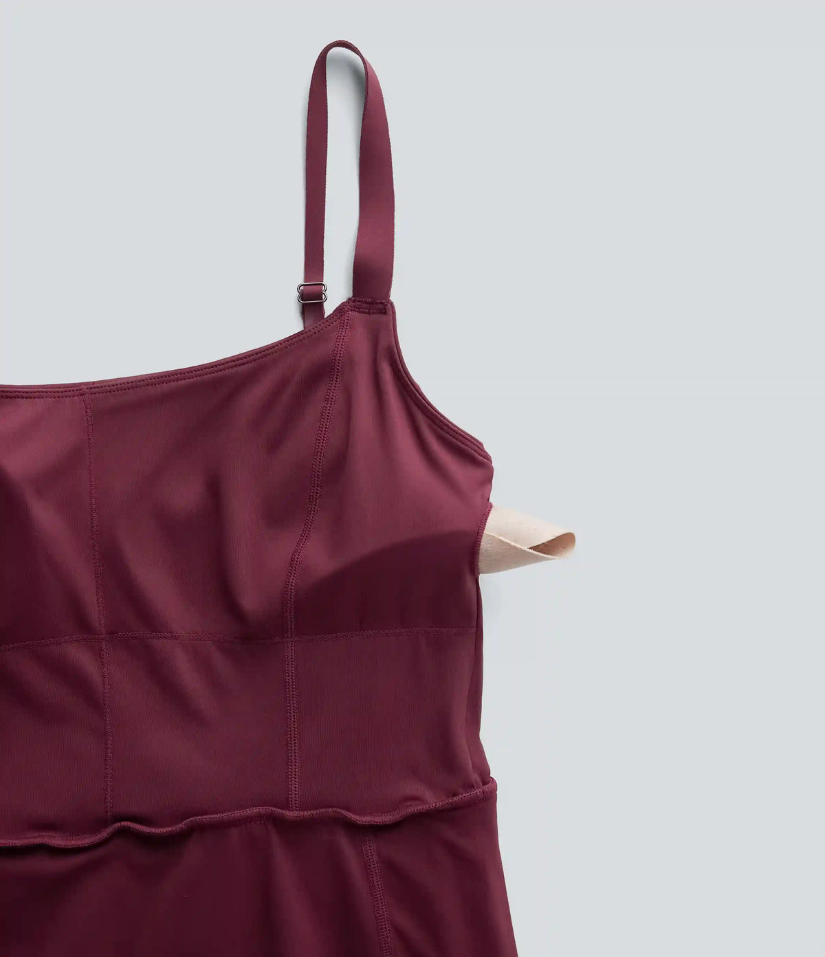 Breezeful™ Pleated Adjustable Buckle 2-in-1 Pocket Micro Mini Quick Dry Casual Slip Dress