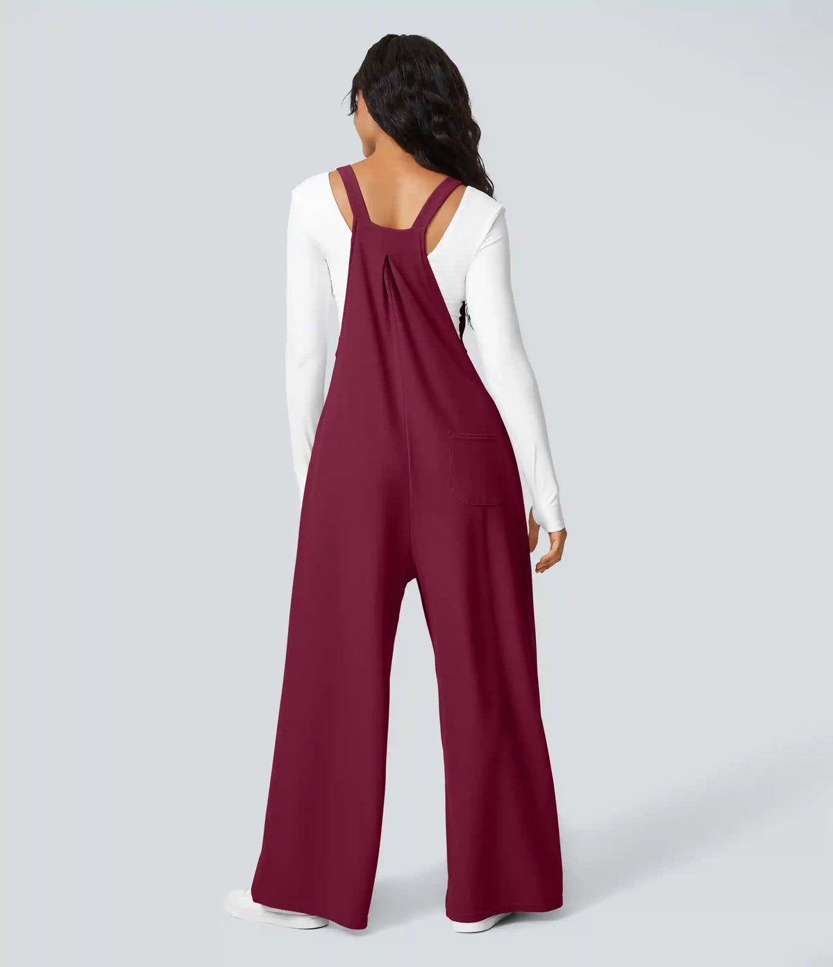 Pockets Waffle Casual Overalls