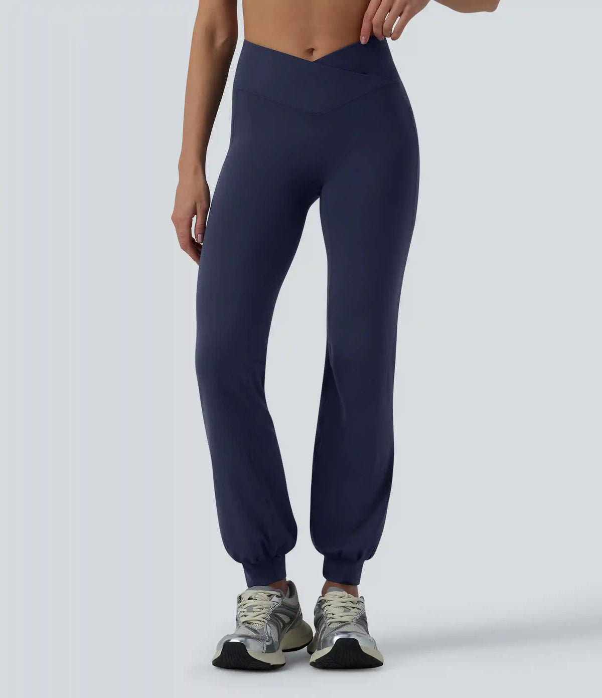 SoftlyZero™ High Waisted Crossover Dance Joggers with Pockets
