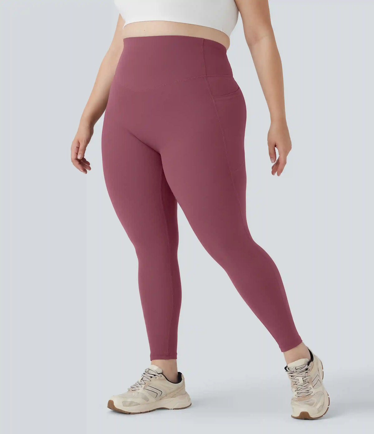 Plus Size Halara UltraSculpt™ High Waisted Butt Lifting Tummy Control Shaping Training Leggings with Pockets