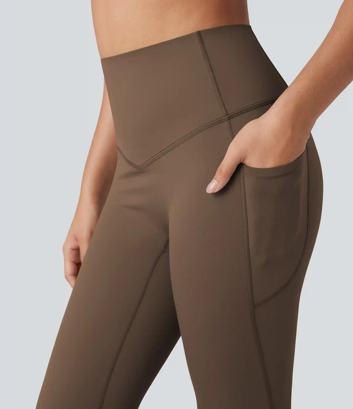 Halara Ultrasculpt™ Heat High Waisted Tummy Control Fleece Yoga Leggings with Pockets