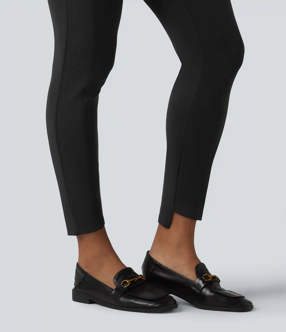 SpacerTek™ Mid Rise Casual Skinny Pants with Pockets