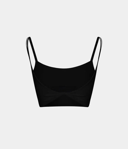 Double Straps Cropped Yoga Tank Top