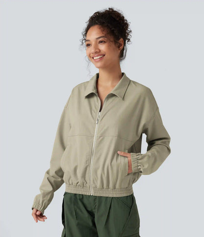 Long Sleeve Casual Jacket with Pockets