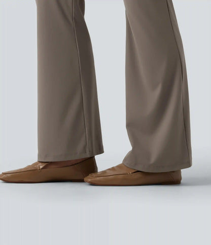 High Waisted Flare Work Pants