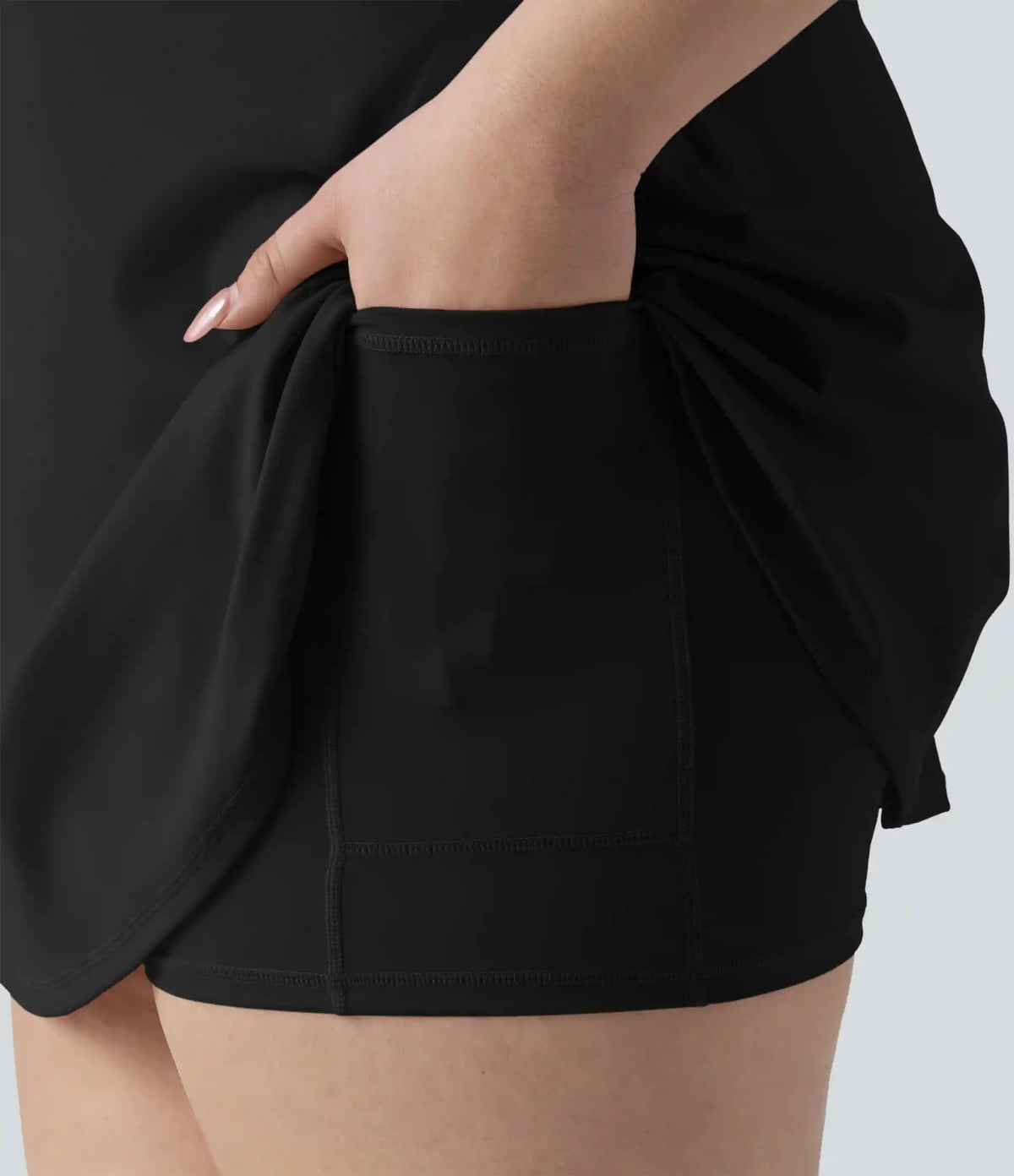 SoftlyZero™ Plush Push-Up Adjustable Straps Crisscross Backless Built-in Bra Dance Plus Size Active Dress-Easy Peezy Edition