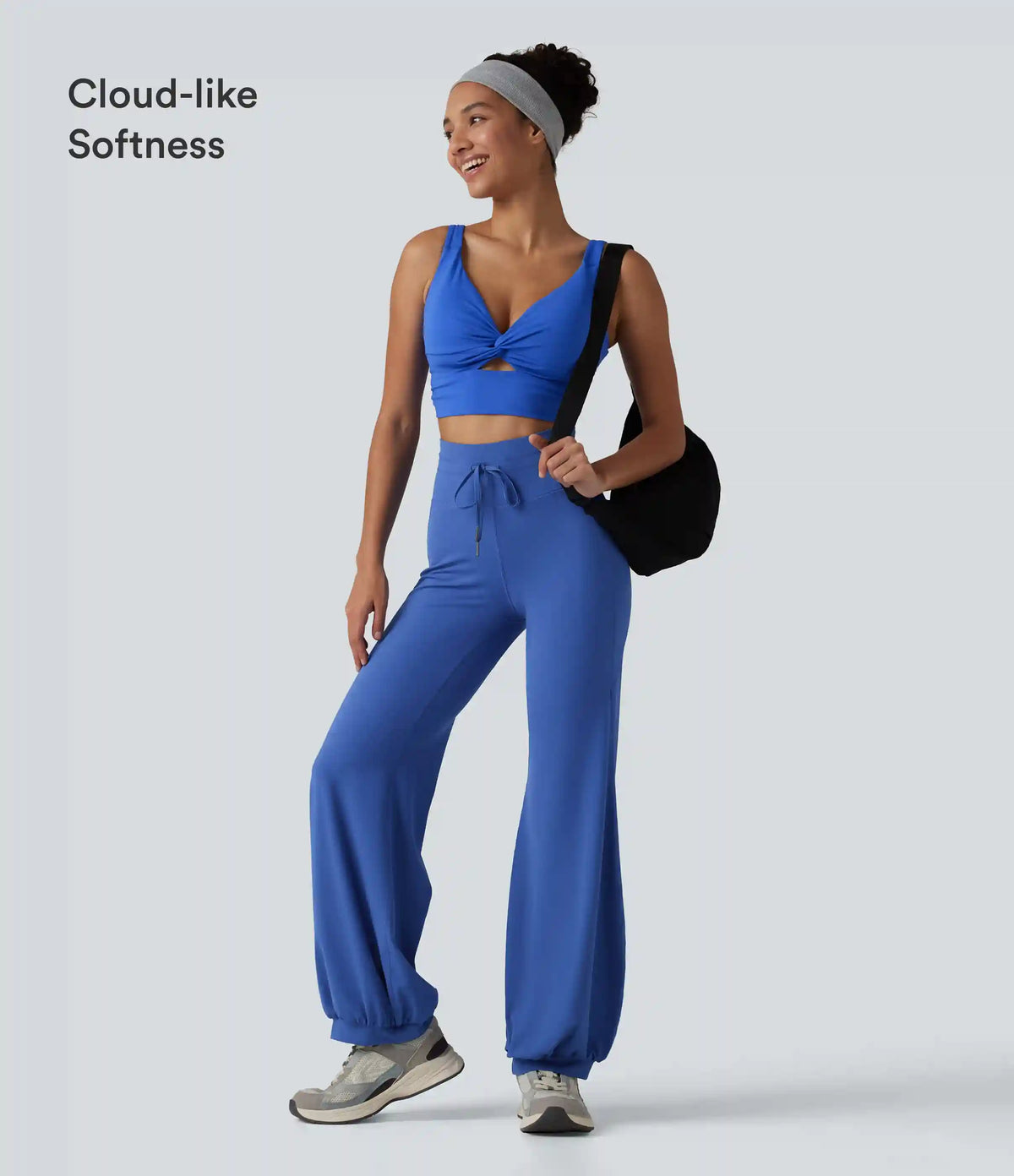 SoftlyZero™ High Waisted Drawstring Dance Balloon Pants with Pockets