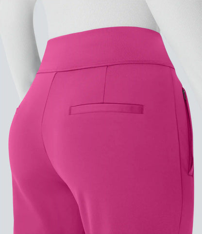 Halara Flex™ DayStretch Mid Rise Side Zipper Pocket Work Flare Pants