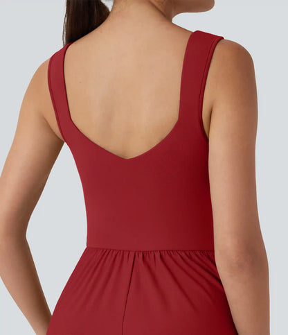 Flowy Maxi Casual Dress with Pockets