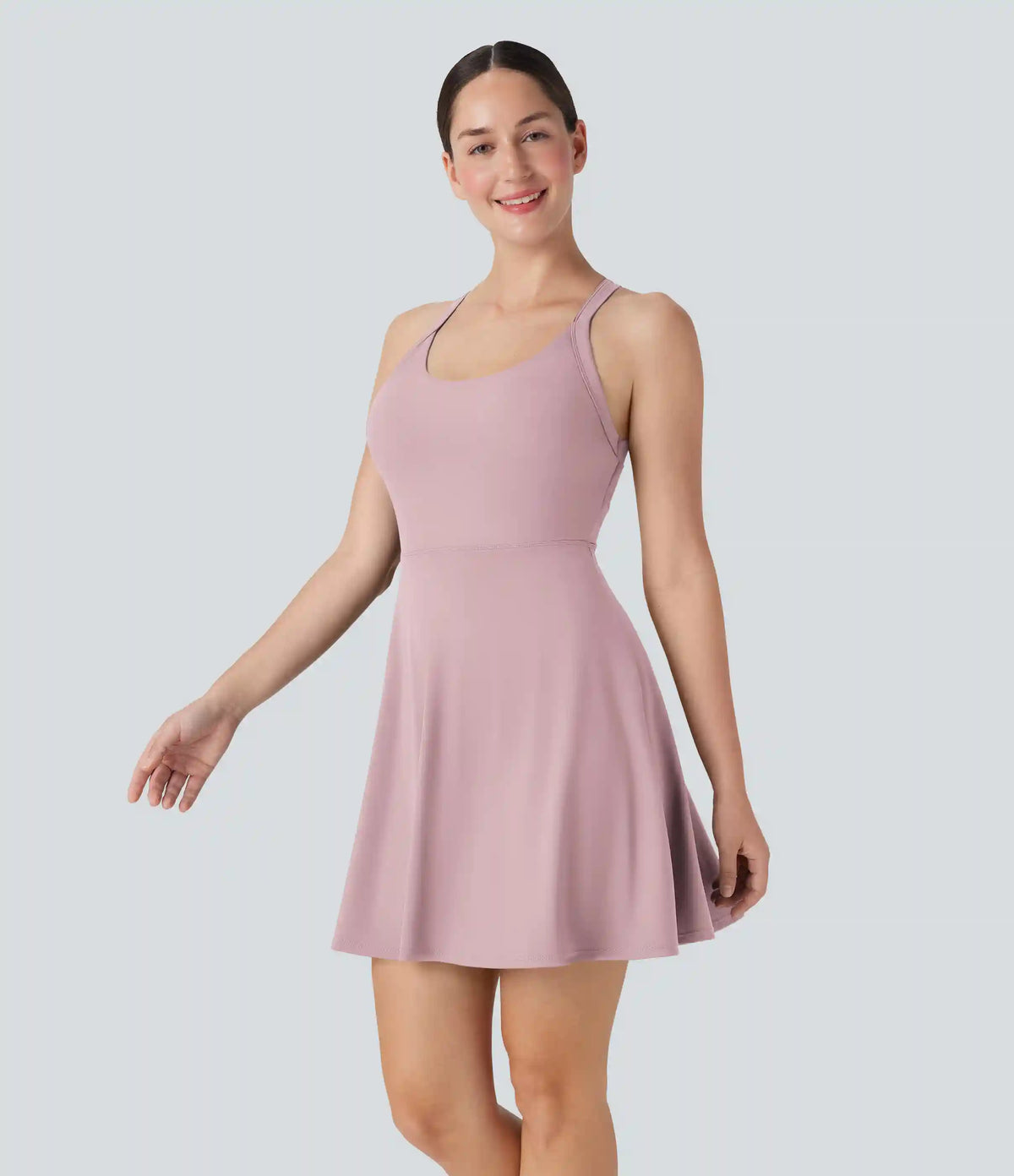 Flare Low Support Dance Active Dress-Longer Length-Easy Peezy Edition DD-F Cups