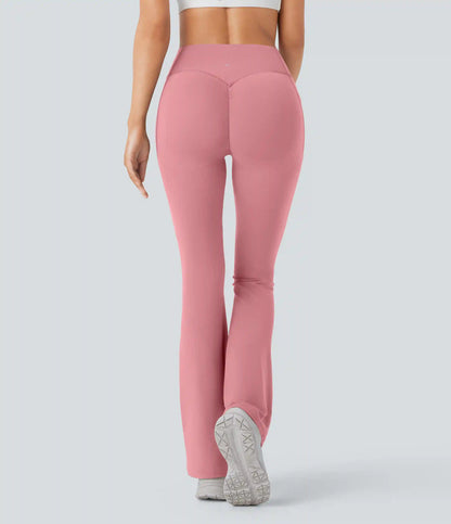 Halara UltraSculpt™ High Waisted Scrunch Butt Lifting Tummy Control Pocket Shaping Yoga Bootcut Leggings