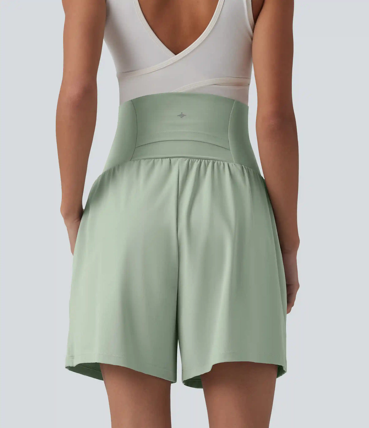 Softlyzero™ Airy Super High Waisted 2-in-1 InstantCool Yoga Maternity Shorts 7'' with Pockets