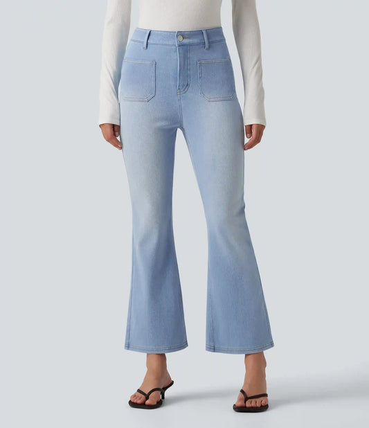 Halara Flex™ Mid Rise Bootcut Casual Jeans with Pockets