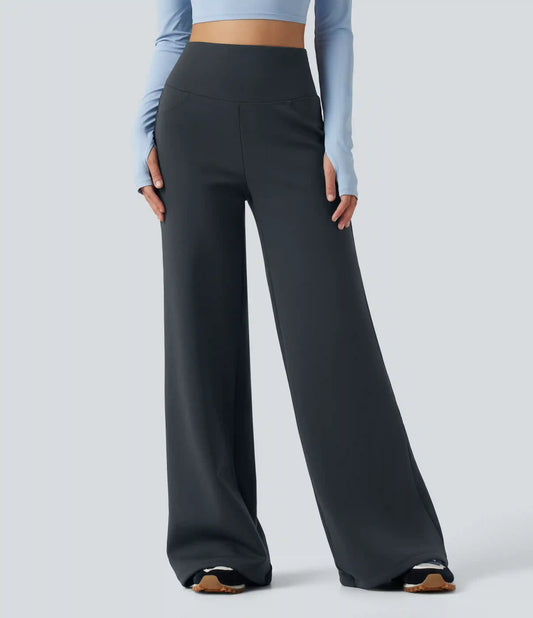 Halara UltraSculpt™ Extra Heat High Waisted Tummy Control Wide Leg Yoga Pants with Pockets