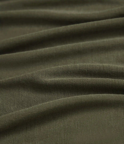 Cowl Neck Long Sleeve Ruched Casual Wool-Blend Top