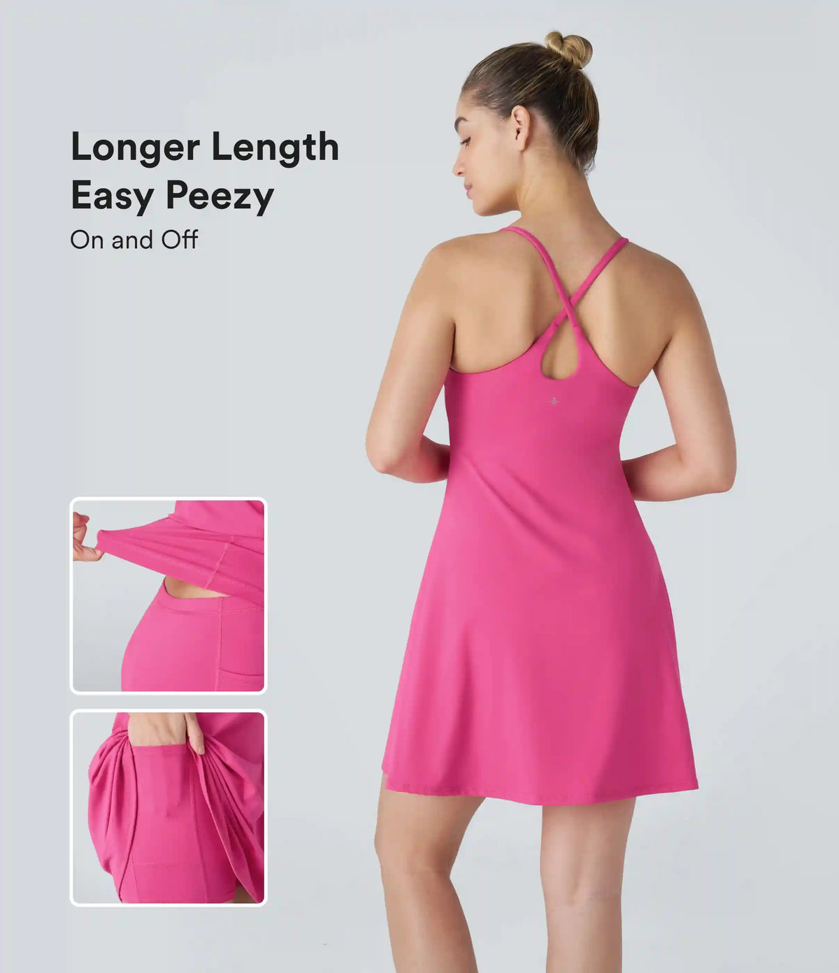 SoftlyZero™ Plush Backless Active Dress-Longer Length-Easy Peezy Edition