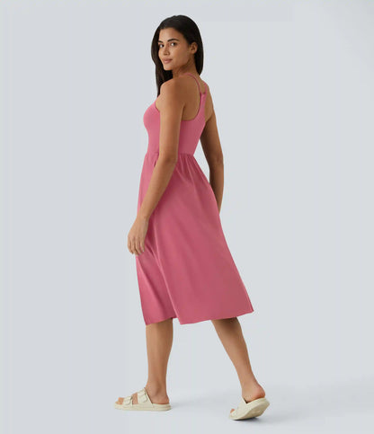 Everyday Midi Chill Dress-La Land