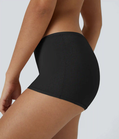 High Stretch Low Rise Solid Lounge Boy Shorts