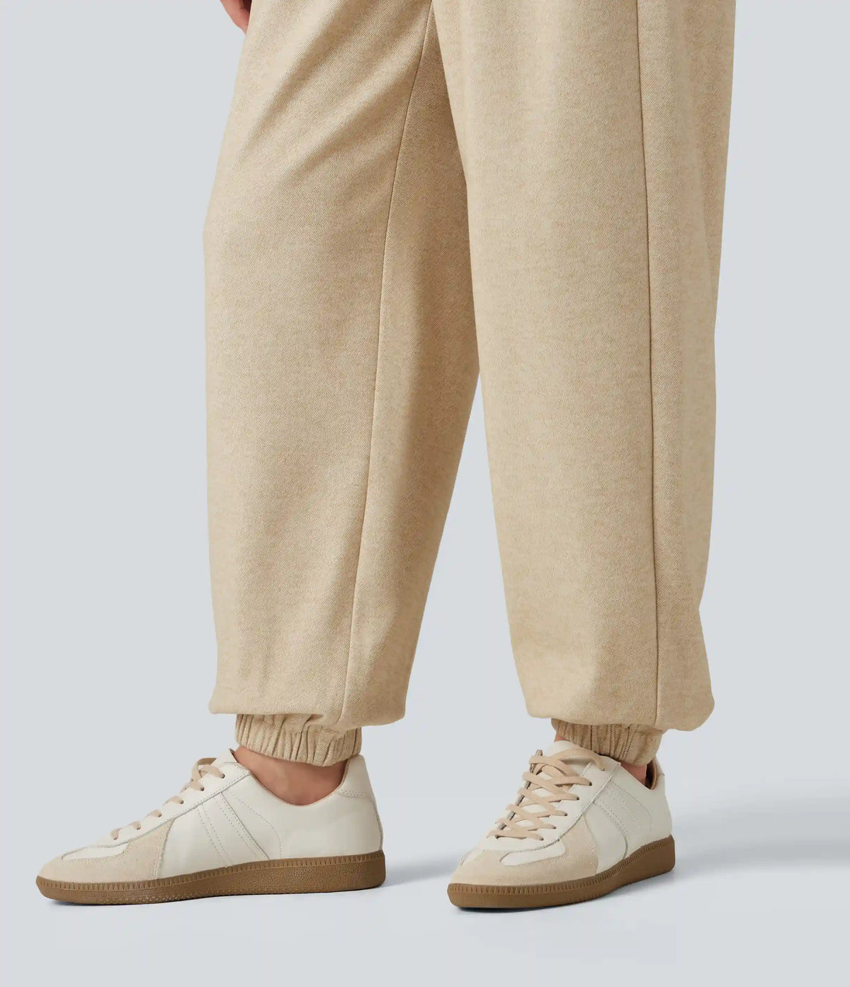 High Waisted Drawstring Casual Joggers with Pockets