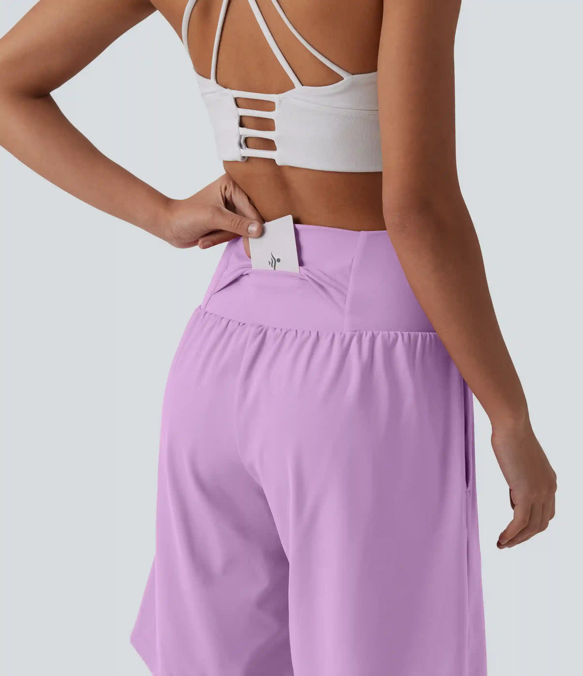 SoftlyZero™ Airy Super High Waisted 2-in-1 InstantCool Yoga Shorts 9" with Pockets