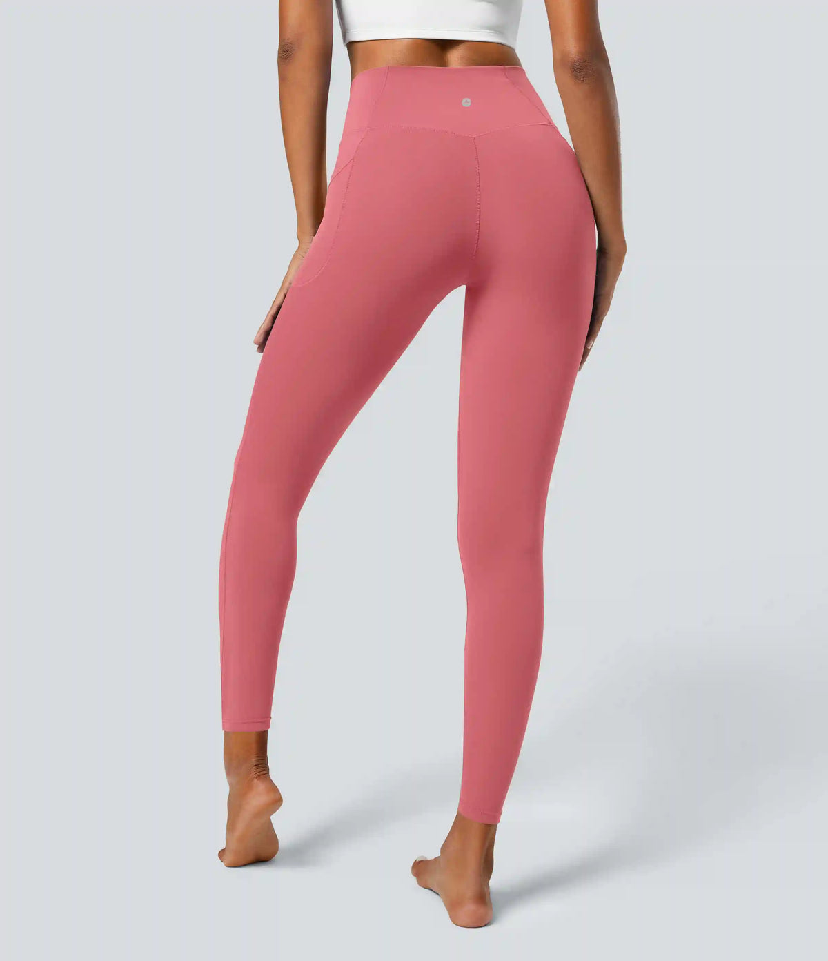 SoftlyZero™ Crossover Pocket Plain Leggings