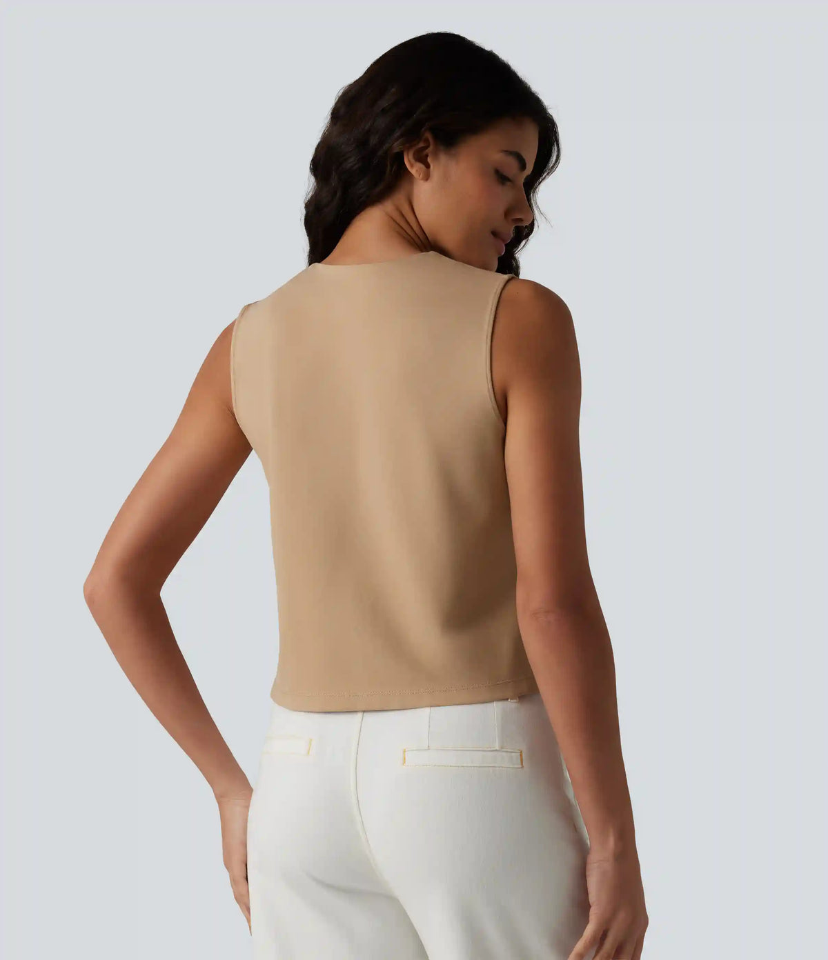 Round Neck Casual Vest