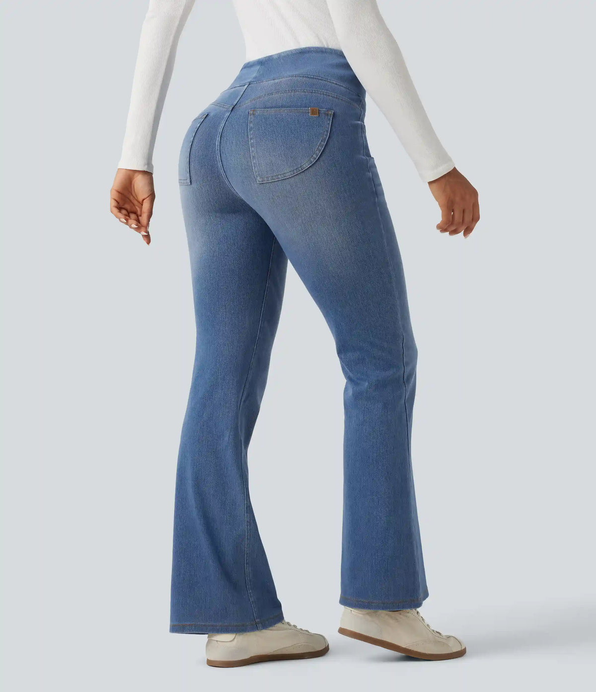 Halara Flex™ High Waisted Tummy Control Bootcut Casual Jeans with Pockets