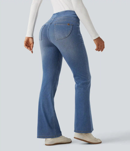 Halara Flex™ High Waisted Tummy Control Bootcut Casual Jeans with Pockets