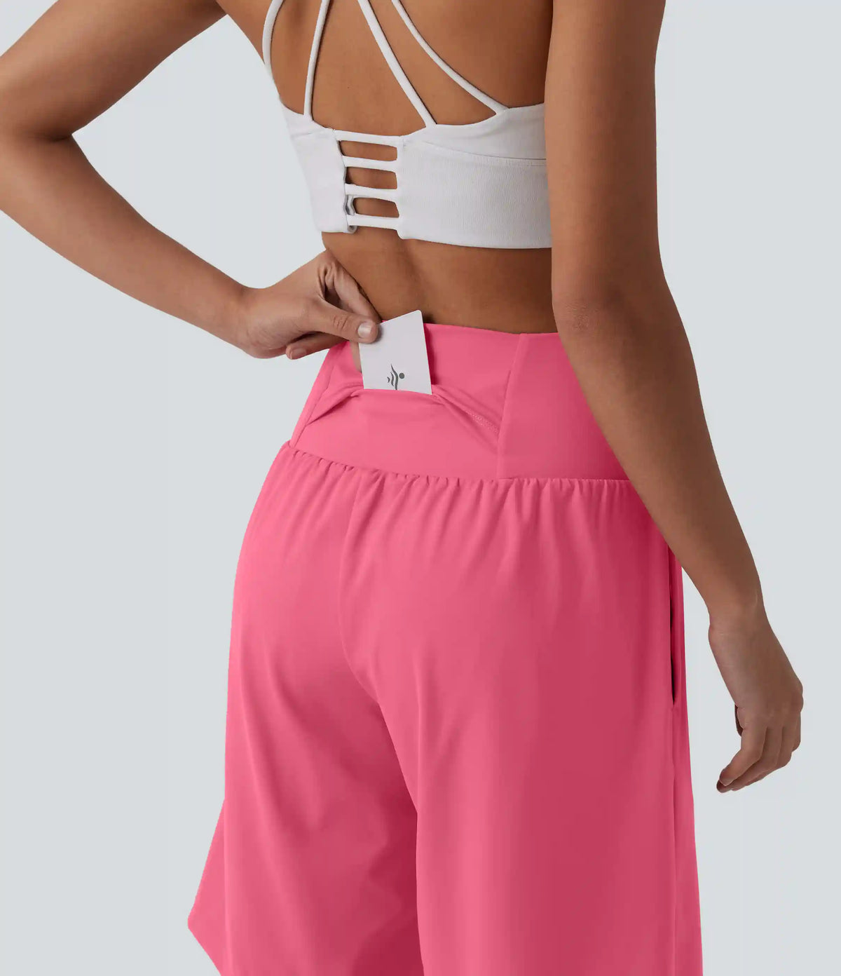 SoftlyZero™ Airy Super High Waisted 2-in-1 InstantCool Yoga Shorts 9" with Pockets