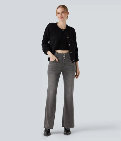 Halara Flex™ High Waisted Bootcut Casual Jeans with Pockets
