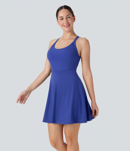 Flare Low Support Dance Active Dress-Longer Length-Easy Peezy Edition DD-F Cups
