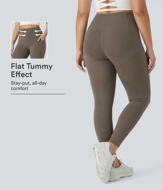 Plus Size Halara UltraSculpt™ High Waisted Butt Lifting Tummy Control Shaping Training Leggings with Pockets