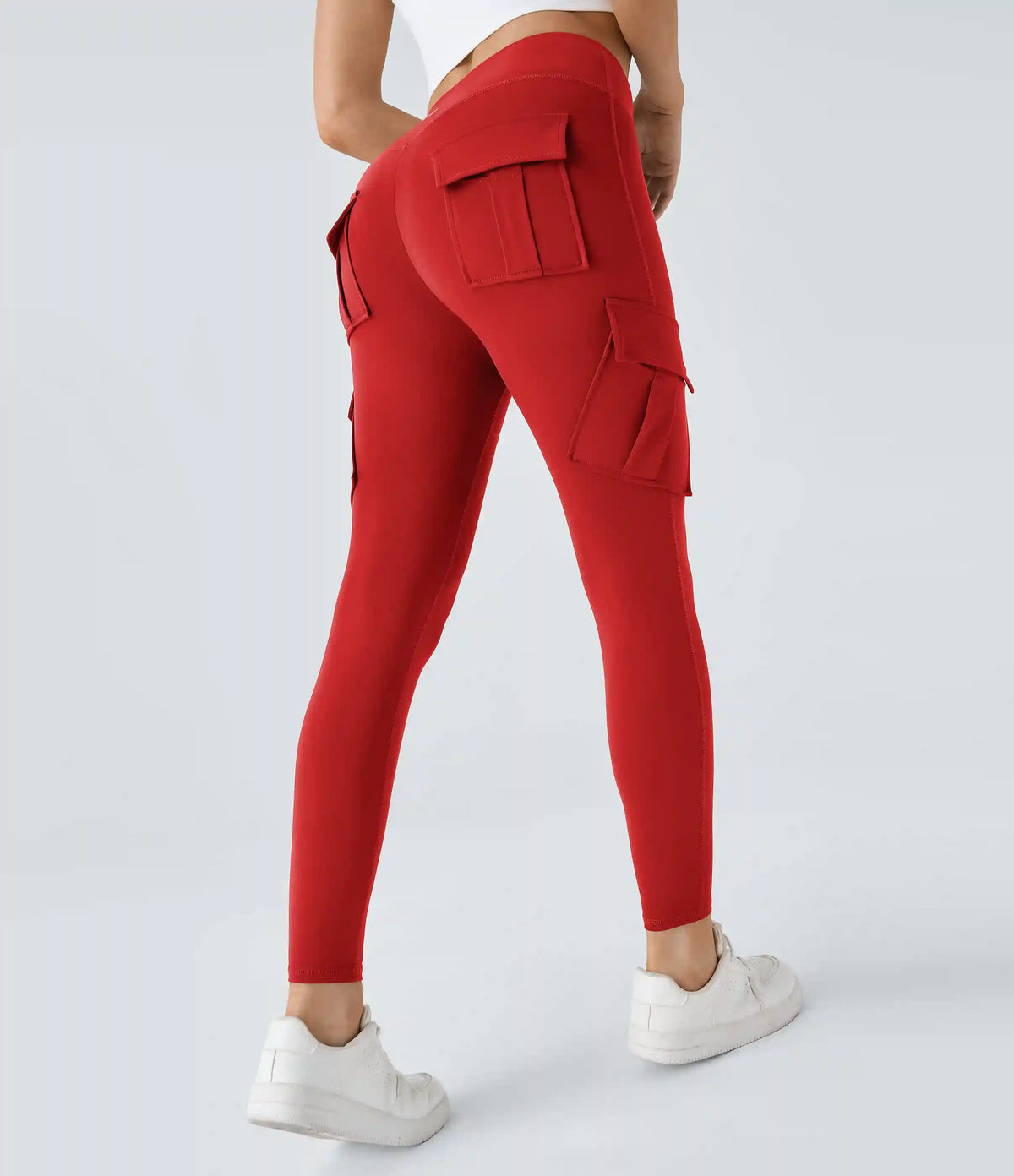DayStretch High Waisted Cargo Pocket Skinny Yoga Leggings