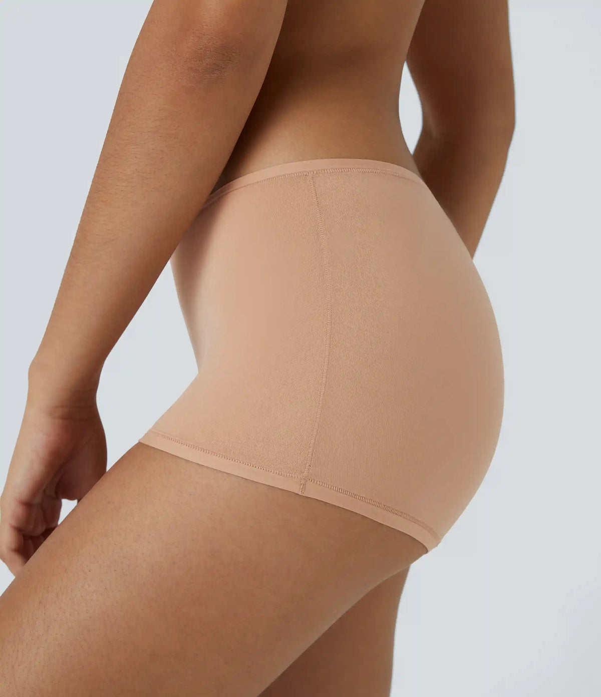 High Stretch Low Rise Solid Lounge Boy Shorts