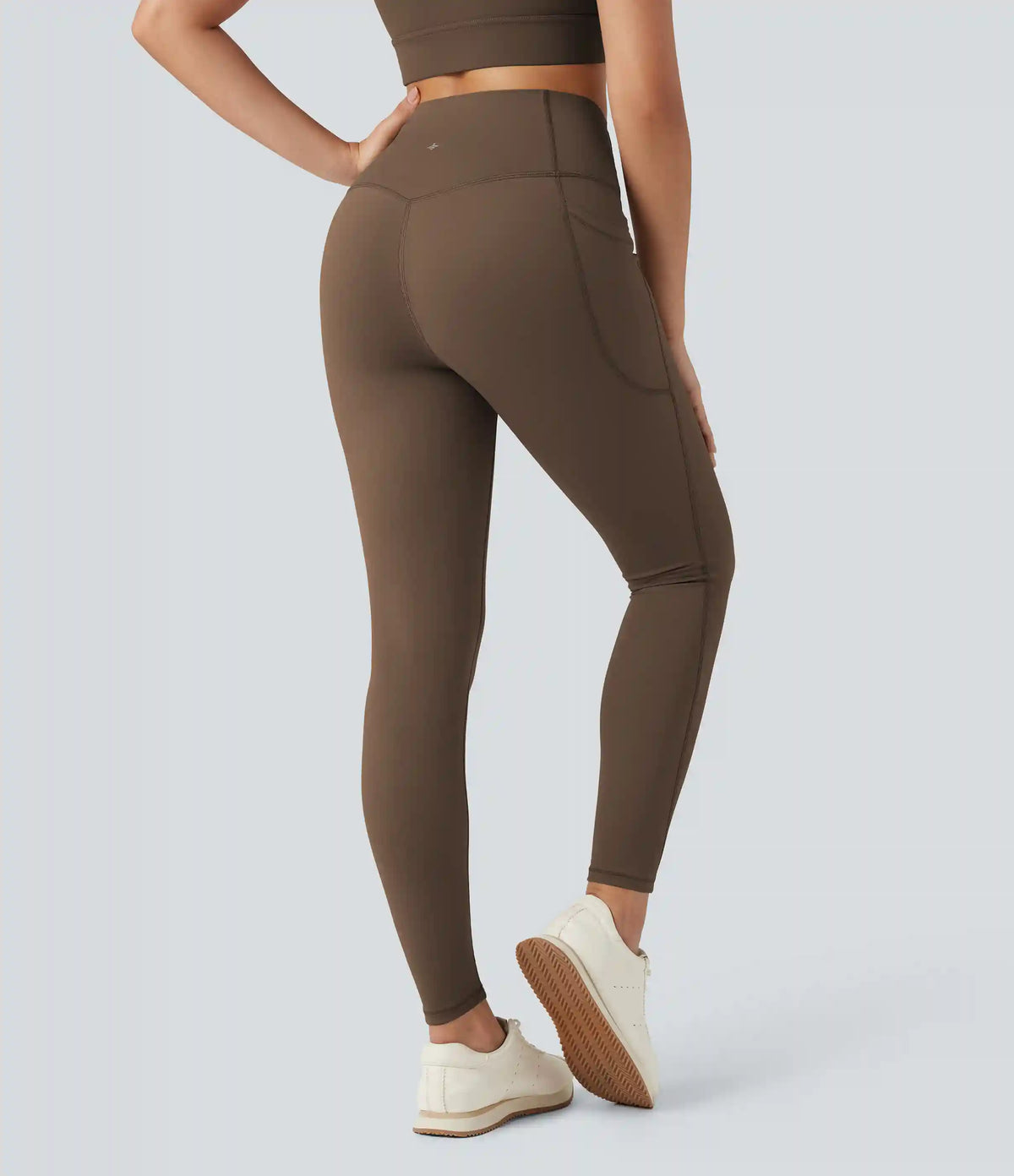 Halara Ultrasculpt™ Heat High Waisted Tummy Control Fleece Yoga Leggings with Pockets