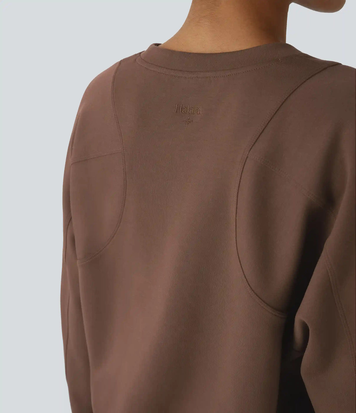 SpacerTek™ Round Neck Raglan Sleeve Solid Casual Sweatshirt