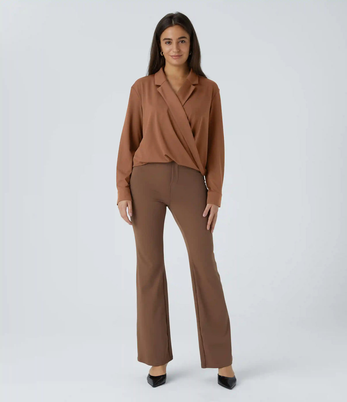 Crossover Long Sleeve Work Shirt