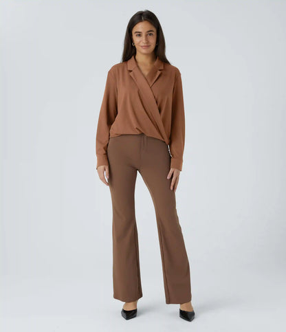 Crossover Long Sleeve Work Shirt