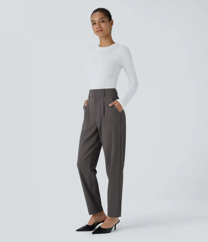 Halara Flex™ High Waisted Pocket Solid Work Tapered Pants