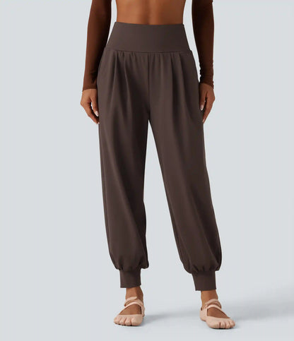 High Waisted Tummy Control Yoga Jogger with Pockets