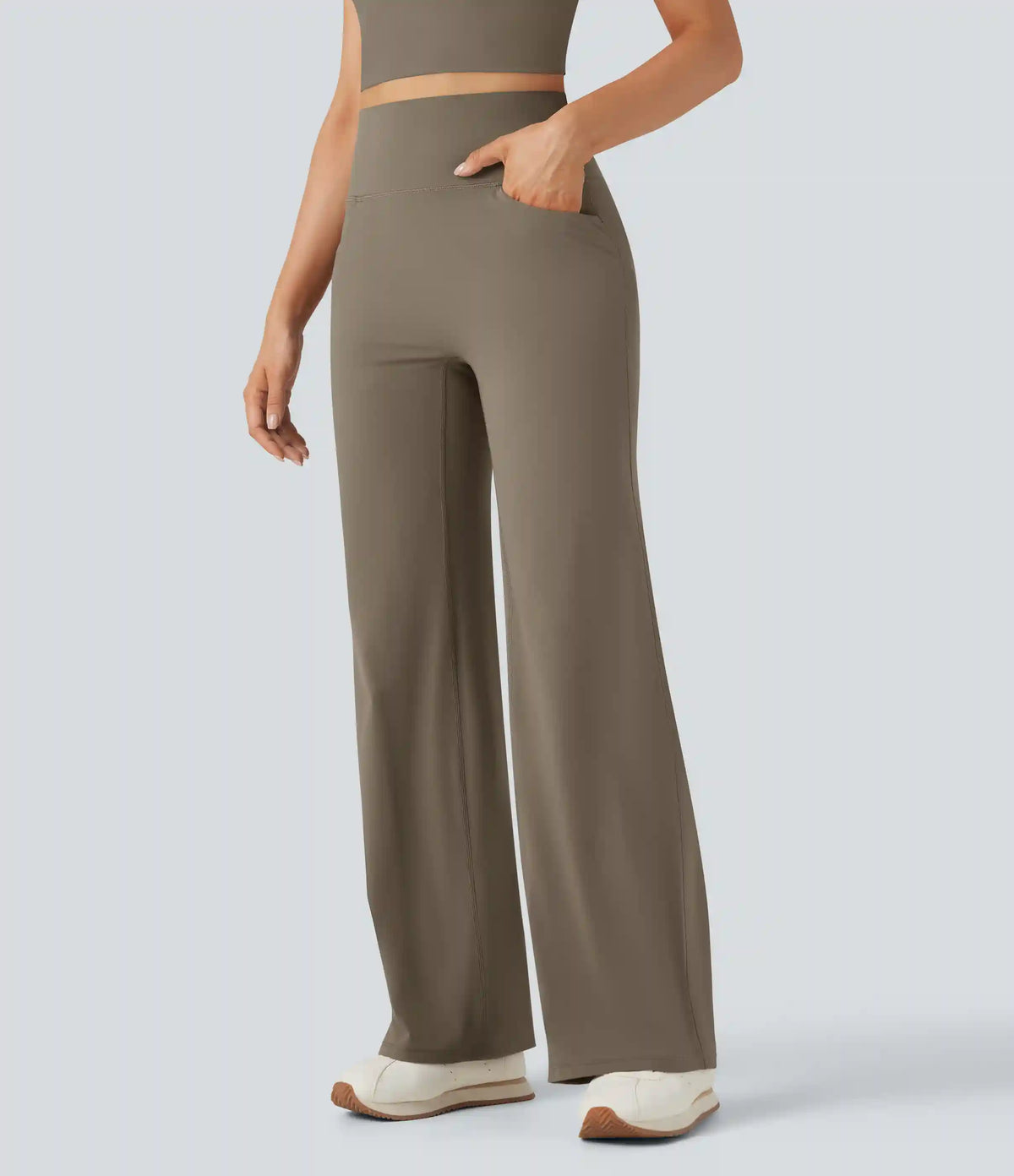 Halara UltraSculpt™ High Waisted Tummy Control Straight Leg Yoga Pants with Pockets