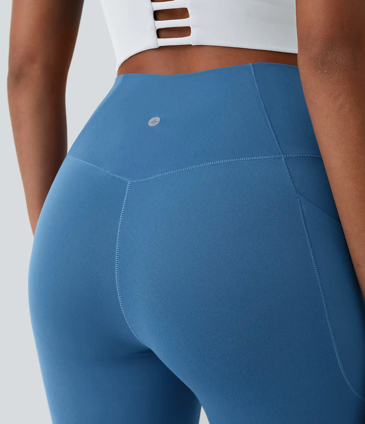 SoftlyZero™ Crossover Pocket Plain Leggings
