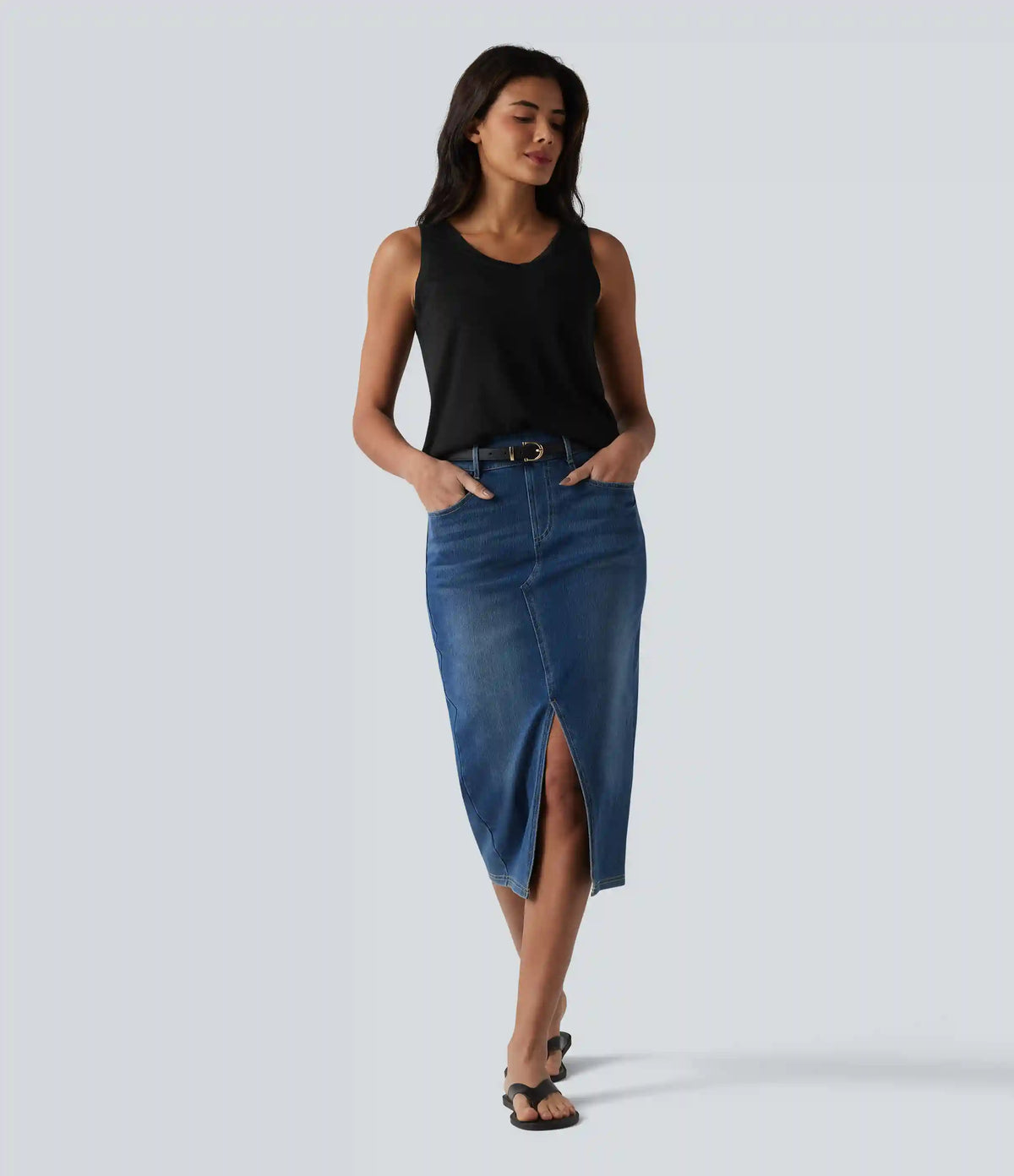 V Neck Casual Tank Top