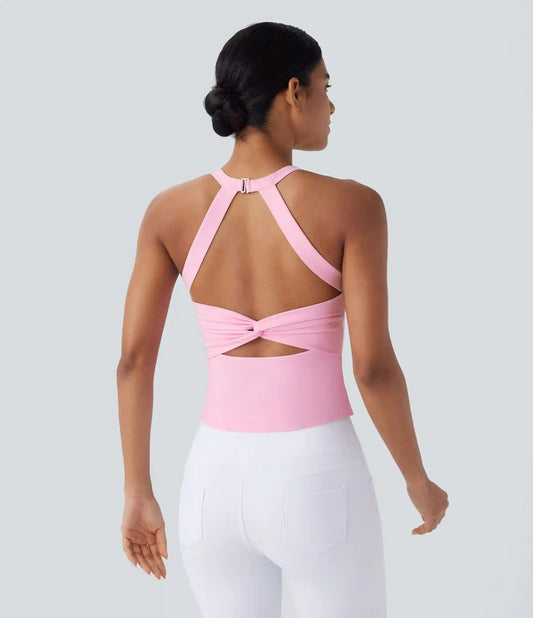 SoftlyZero™ Plush Cut Out Yoga Tank Top A-D Cups