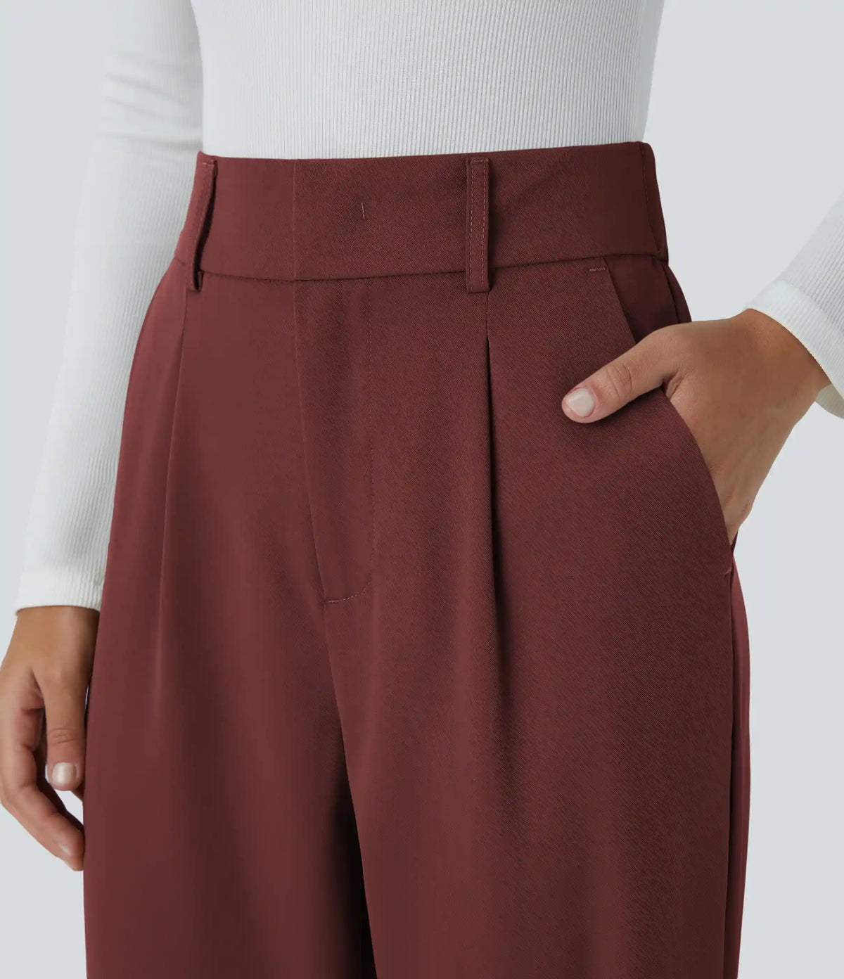 Halara Flex™ High Waisted Pocket Solid Work Tapered Pants