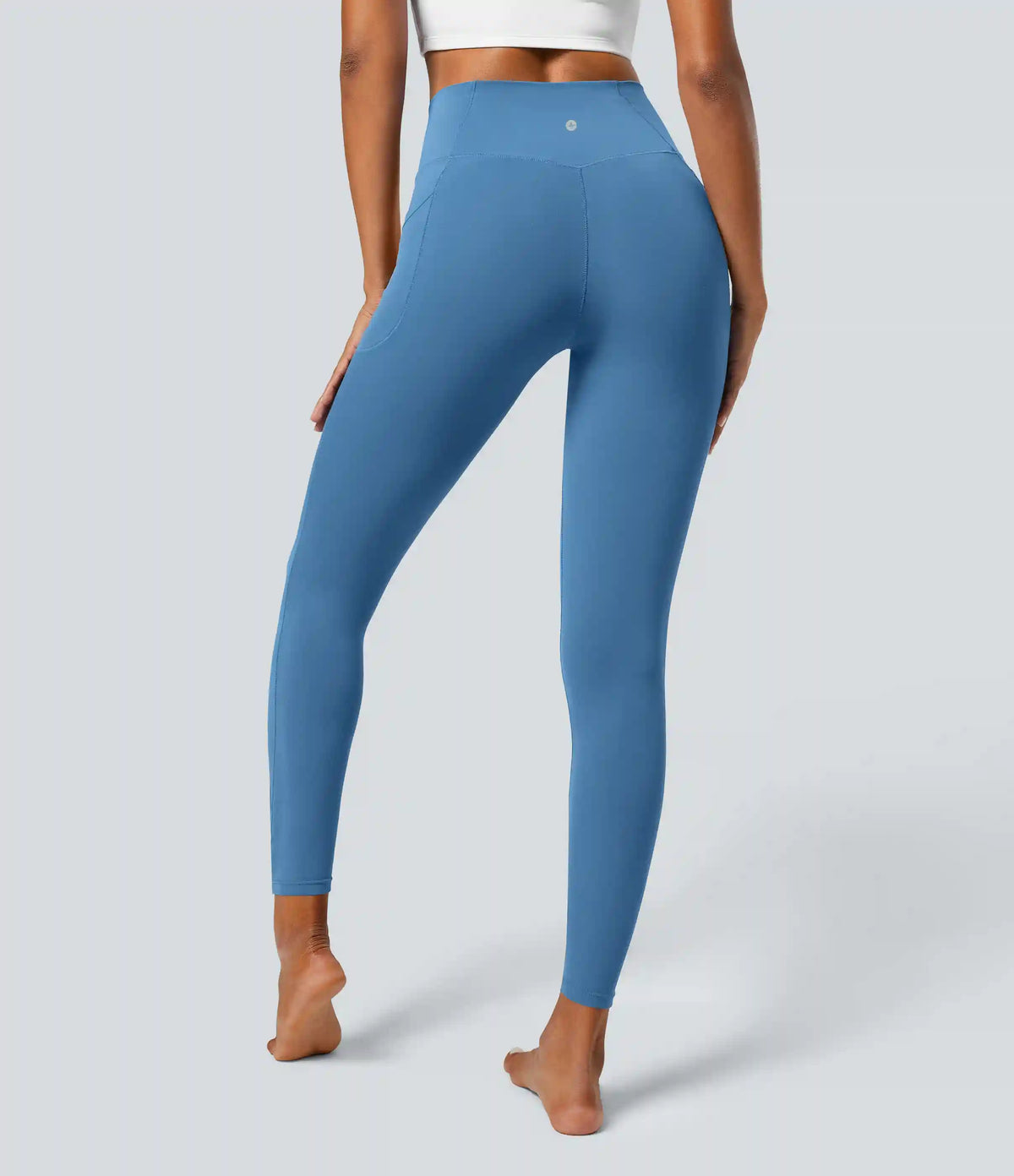 SoftlyZero™ Crossover Pocket Plain Leggings