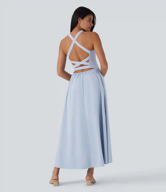 Breezeful™ Quick Dry Maxi Casual Dress with Pockets
