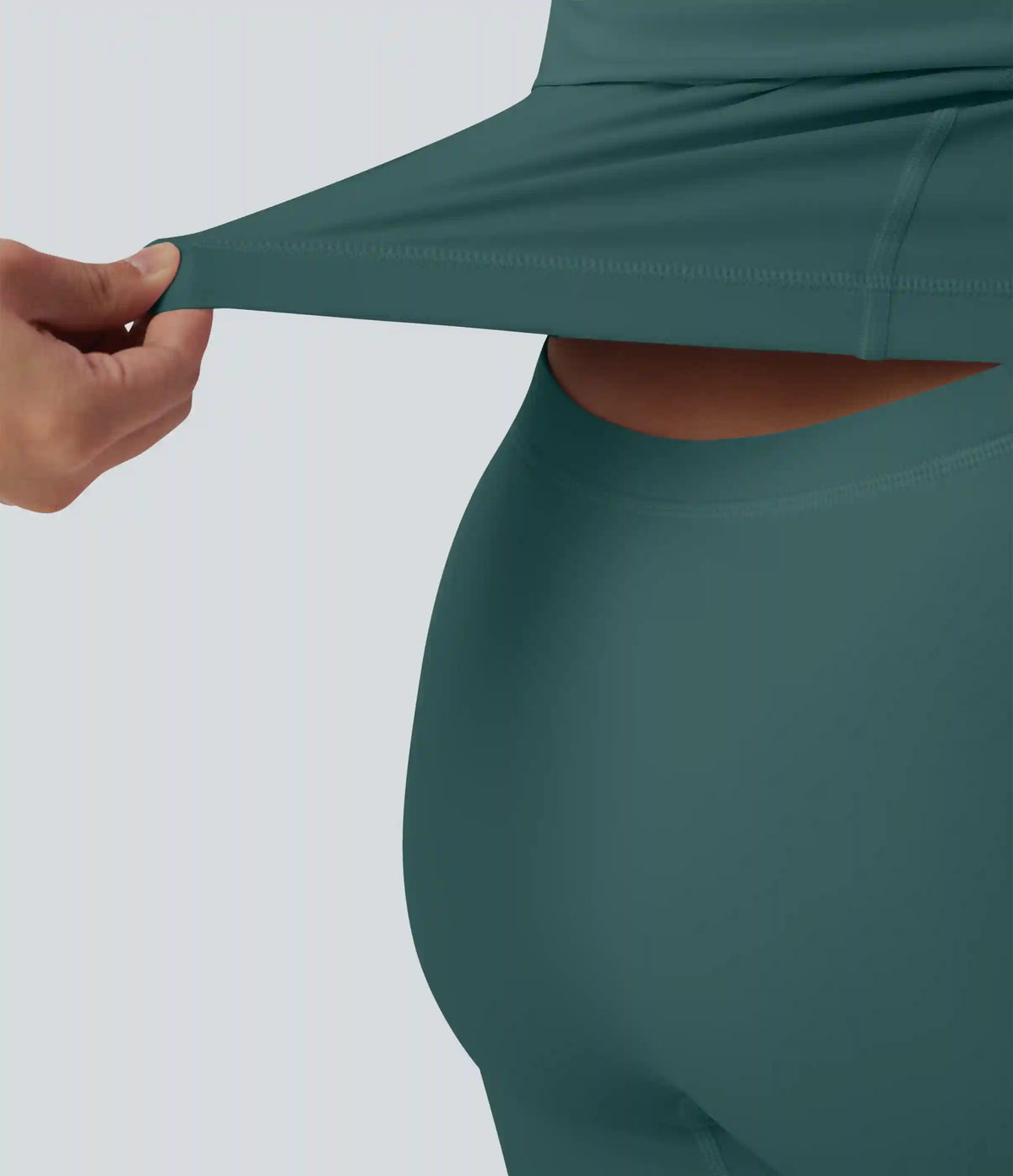 SoftlyZero™ Airy Round Neck Short Sleeve 2-in-1 InstantCool Mini Yoga Active Dress with Pockets-Easy Peezy Edition