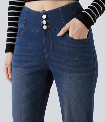 Halara Flex™ High Waisted Bootcut Casual Jeans with Pockets